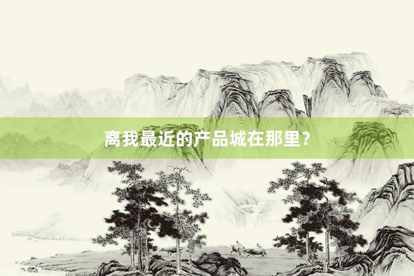 离我最近的产品城在那里？